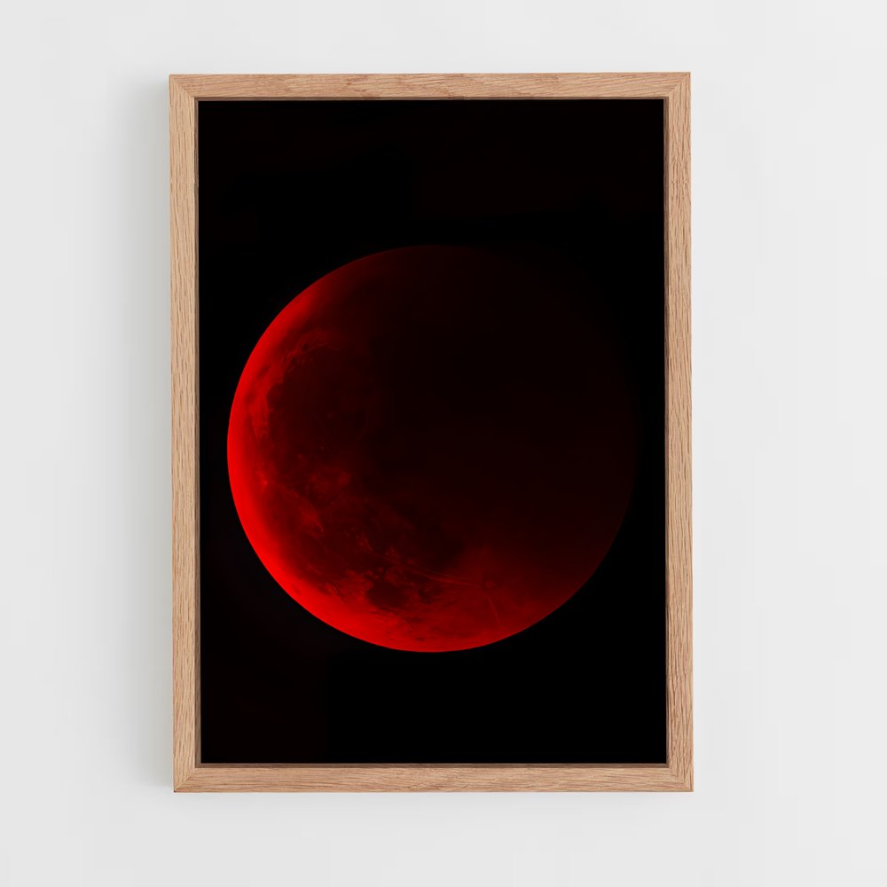 Poster Lune de Sang – affiche Système solaire (vue 4)